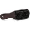 ASAKKURA 1pc Salon Beard Brush for Men Practical Dark Brown Bristle Tool for Beard Care and Grooming Skin-friendly Beech for Valentine Day and Father Day view 4