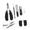 Beaupretty 1 Set Nail Grooming Set Nail Clippers Trimmers for Professional Home Use Durable Manicure Tools Black view 2