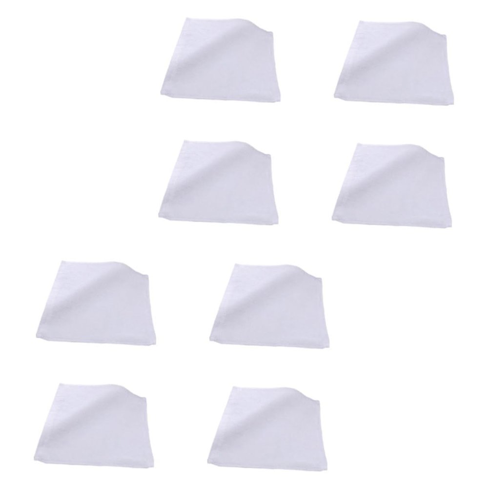 Beaupretty 8pcs Soft Cotton Facial Towels Cotton Washcloths for Bathroom Highly Absorbent and Quick Drying for Daily Use and Makeup Removal