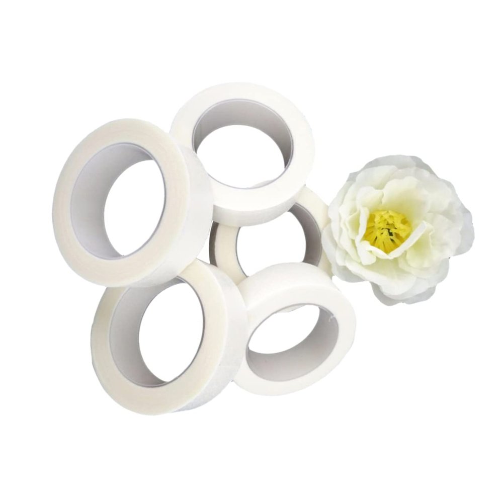 Beaupretty Eyelash Extension Eye Pads 10 Rolls Lint-Free White Under Eye Patches for Lash Grafting Professional Use for Makeup Artists
