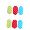 SHERCHPRY 6pcs Triple-Layer Exfoliating Bath Sponge Set Soft Body Scrubber for Adults Gentle Cleansing and Massage for Shower and Bath Random Color view 1