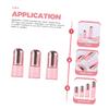 OUNONA 1ml Rose Gold Roller Bottles 10-Pack Mini Essential Oil Roll-On Bottles with Lid for Travel and Sample Sizes for Perfumes and Liquids view 2