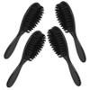 BESTYASH 4Pcs Beard Brush for Men Durable Hair Barber Tool for Grooming Compact Neck Duster Brush for Clean Facial Hair for view 1