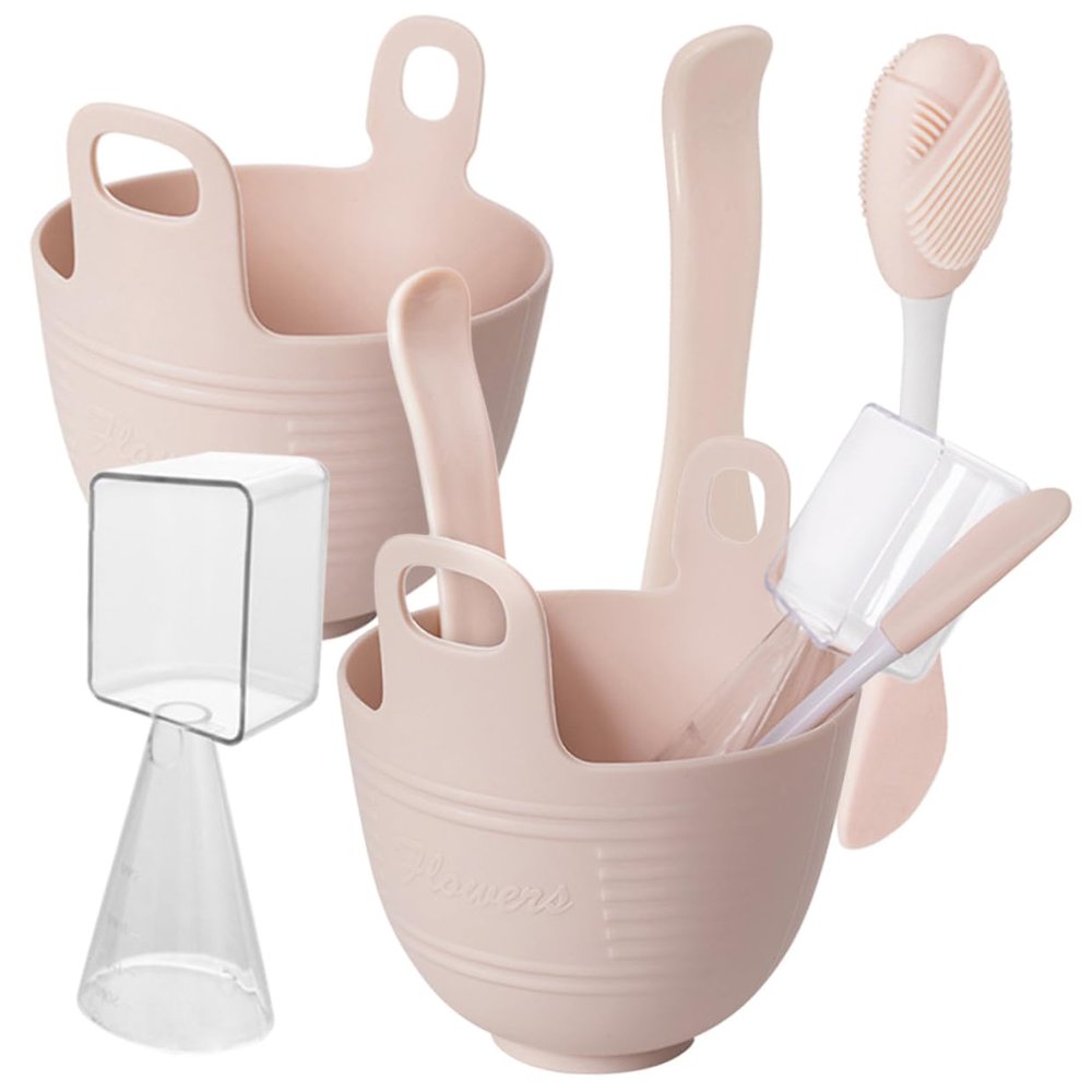 CALLARON 2Sets Face Mask Mixing Bowl Premium DIY Facial Mask Tool for Easy Application Safe for Sensitive Skin present for Women