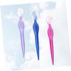 ARTSEWPLY 3Pcs Stainless Steel Eyebrow Razors Set Short Blade Eyebrow Trimmers for Beauty Makeup Portable Trimming Tools for Women view 3