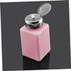 Outanaya Empty Nail Art Pump Bottle Push-type Toiletry Bottle for Liquid Manicure Remover view 2