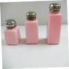 Outanaya Empty Nail Art Pump Bottle Push-type Toiletry Bottle for Liquid Manicure Remover view 3
