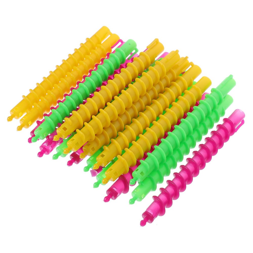 Beaupretty 100pcs Perm Rods for Hair Spiral Hair Curling Tools Non- Perm Rods for Hairstyles for Home and Salon Use