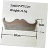 Beaupretty 2Pcs Stainless Steel Beard Comb for Men Goatee Hair Styling Combs Durable Rustproof Barber Accessories for Grooming Compact Convenient for Personal view 2