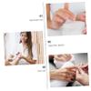 DEARMAMY 1Pair Moisturizing Hand Spa Gloves Thickened Exfoliating Gel Gloves for Softening Dry Skin for Hand Care with Paraffin Treatment Present for Valentine Day and Birthdays view 2