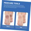 DEARMAMY 4pcs Professional Pedicure Accessories Kit Nail Nippers Cutters and Callus Remover for Foot Care view 3