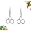 Ipetboom 2Pcs Stainless Steel Trimming Scissors Precision Beard Shears for Men for Home and Barbershop Grooming Durable and Resistant Design view 4