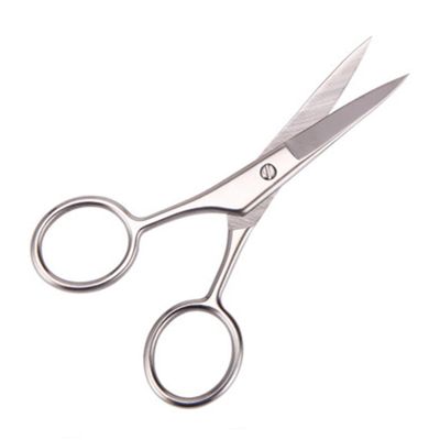FRCOLOR 2 Pcs Stainless Steel Beard Scissors Set for Men Sharp Trimming Shears for Home and Barbershop Grooming