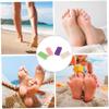 CALLARON 4PCS Pumice Stone Callus Removers for Feet Exfoliating Dead Skin Rubbing Tools for Men and Women for Pedicure and Foot Care Random Color view 2