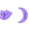 Ipetboom Bikini Shaver for Women Crescent Shape Hair Razor Tool Bikini Trimmer Plastic Silicone Handle Gentle Grooming for Sensitive Skin for Intimate Areas view 2