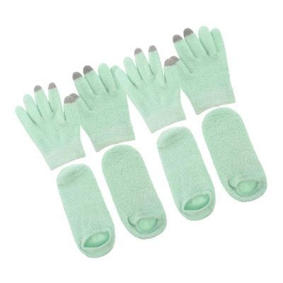 PartyKindom 2pairs Fingerless Gloves Winter Touchscreen Merino Moisturizing Socks Warm Gloves Bulk Pack for Women