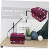DEARMAMY 1Pc Large Capacity Makeup Case Portable Cosmetic Container for Travel for Organizing Toiletries and Beauty Tools Makeup Artists view 3