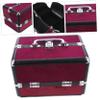 DEARMAMY 1Pc Large Capacity Makeup Case Portable Cosmetic Container for Travel for Organizing Toiletries and Beauty Tools Makeup Artists view 4