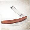 Vaguelly Stainless Steel Face Razor Manual Shaver Wood Handle Vintage Barber Tool view 3