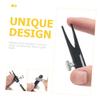 CALLARON 2pcs Metal Makeup Pencil Sharpener Double-Sided Eyebrow Lip Pencil Sharpeners Compact Portable view 4