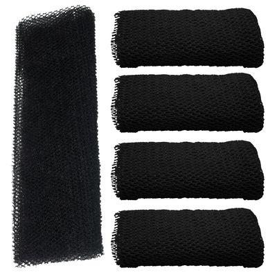 5 Pack African Net Sponge (3080cm) - Exfoliating Body Scrubber, Deep Cleansing Net for Shower/Bath, Machine Washable Durable Exfoliator, Black Owned