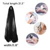 5 Pack African Net Sponge (3080cm) - Exfoliating Body Scrubber, Deep Cleansing Net for Shower/Bath, Machine Washable Durable Exfoliator, Black Owned view 2