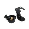 CALLARON Acrylic Shaving Tool Set 3-Piece Shaving Razor Brush Holder and Soap Bowl for Men view 1