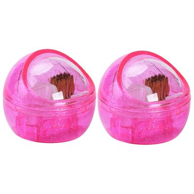 BIUDECO 2Pcs Nail Drill Bit Cleaner Box Portable Cleaning Brush for Nail Drill Bits Sturdy Soft and Hard