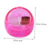 BIUDECO 2Pcs Nail Drill Bit Cleaner Box Portable Cleaning Brush for Nail Drill Bits Sturdy Soft and Hard view 2