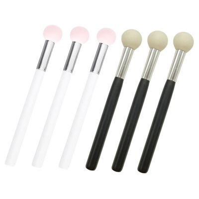 Healeved 6Pcs Makeup Sponge Set Small Mushroom Head Concealer Brush and Blotting Sponges Dual Use Wet and Dry Cosmetic Tools for Women for Foundation and Concealer Application