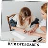 OUNONA Highlight Board for Toner Hair Bleach Hair Dye Tool Coloring Board Highlighting No Tooth view 3