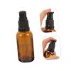 LALADEFIEE 6pcs Travel Glass Bottles Pump Refillable Oil Bottles Lotion Dispensers for Toiletries view 4