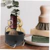 FOYTOKI Stainless Steel Shaving Tool Metal Soap Bowl Stand Razor Stand for Men's Grooming view 3