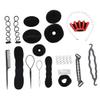 42pcs Hair Styling Tools Durable and Lightweight Accessories for Women Easy Hair Braiding Tools for Creative Hairstyles Black view 1