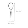 42pcs Hair Styling Tools Durable and Lightweight Accessories for Women Easy Hair Braiding Tools for Creative Hairstyles Black view 3