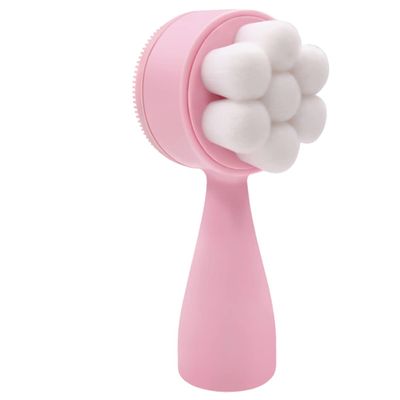 BESTYASH 2-in-1 Silicone Facial Brush for Women Soft Dual-Sided Exfoliating Face Scrubber Manual Cleansing Tool for Sensitive Skin Care Home Use
