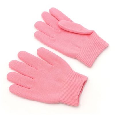 Gogogmee 1Pair Hand Care Gel Gloves for Beauty Spa Moisturizing Elastic Fiber Gloves for Outdoor Use Soft Solid Gel Lined for Healthy Skin for Hand Treatment and Nourishment