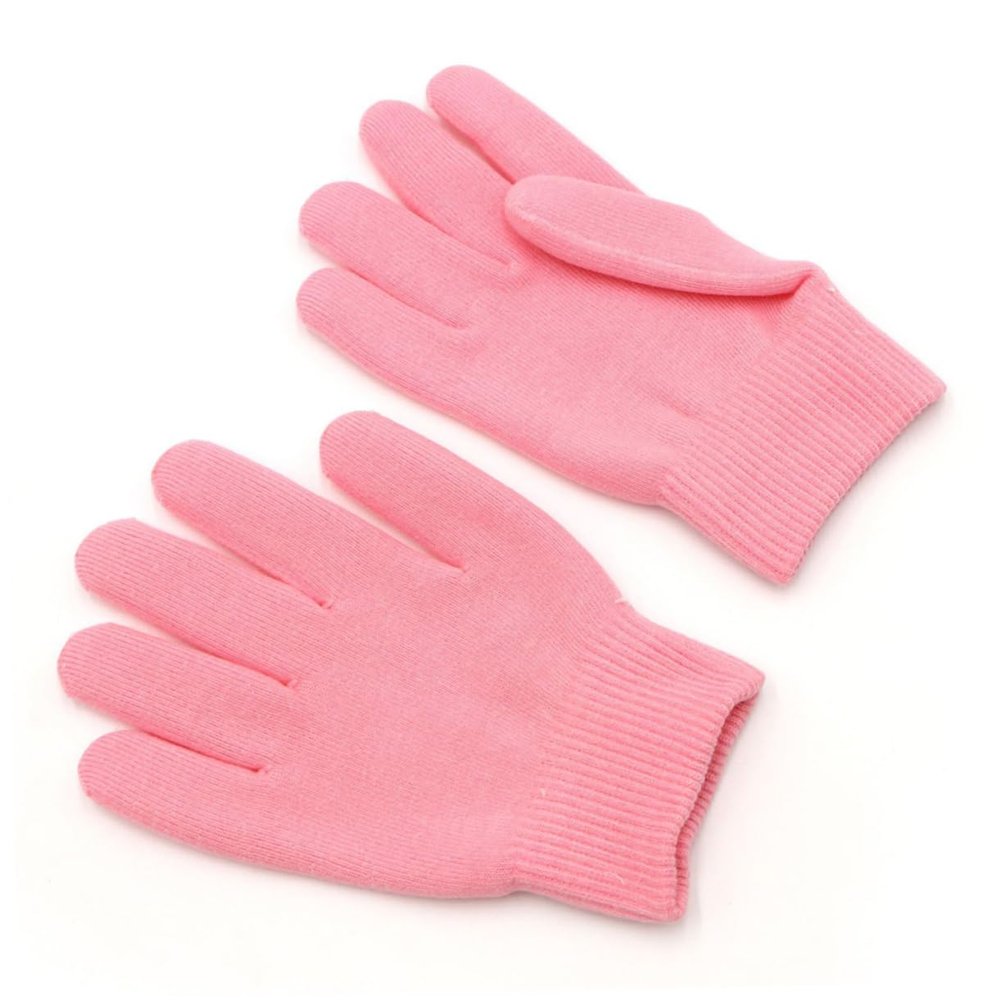 Gogogmee 1Pair Hand Care Gel Gloves for Beauty Spa Moisturizing Elastic Fiber Gloves for Outdoor Use Soft Solid Gel Lined for Healthy Skin for Hand Treatment and Nourishment