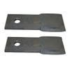 2 Blade Fits Terrain for King 14.5" Long x 5" Wide x 1.5" Hole CW & CCW view 1