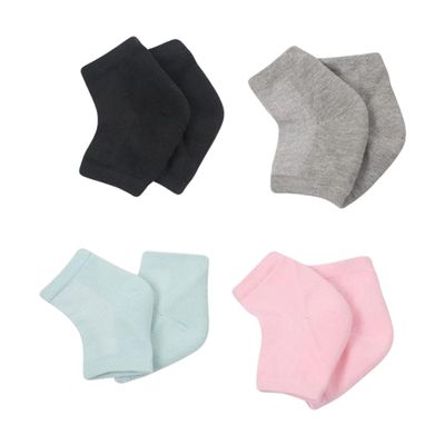 Beaupretty 4pairs Moisturizing Gel Heel Socks Soft Ankle Crack Sleeves Foot Protector for Dry Relief for Wear and High Heels