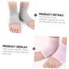 Beaupretty 4pairs Moisturizing Gel Heel Socks Soft Ankle Crack Sleeves Foot Protector for Dry Relief for Wear and High Heels view 2