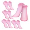 DECORNIJIA 5Pairs Moisturizing Silicone Socks for Foot Care Elastic Gel Socks for Dry Cracked Feet Comfortable and Durable Foot Soaking Socks for Womens Foot Moisturization view 1