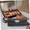 Beaupretty Decorative Lipstick Holder Mirror Portable Pu Lipstick Case for Purse for Daily Carry and Gifting Valentine Day view 3