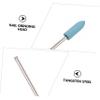 VALICLUD Nail Drill Bits Set 10pcs Tungsten Steel Polishing Heads for Manicure Compatible Electric Nail Files for Salon and Home Use view 4