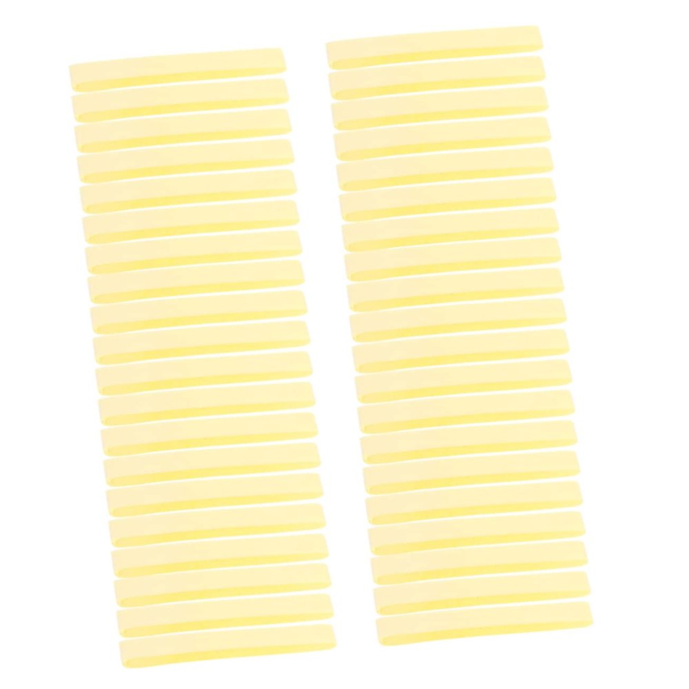 Beaupretty 60pcs Portable Makeup Removal Pads Yellow Pva Compression Facial Cleaning Sponges for Women Absorbent Skin-friendly for Makeup Removal and Cleansing