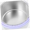 BAZEITFLOW 2pcs Wax Warmer Heater Pot for Hair Removal Depilatory Machine Compact Design for Spa and Home Use Silver view 3