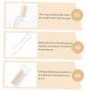Beaupretty Folding Stainless Steel Eyebrow and Eyelash Comb Set 2pcs Adjustable Size Beauty Tool for Women for Eyebrow Shaping and Eyelash Grooming view 3
