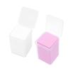 Beaupretty 200pcs Eyelash Glue Cleaning Cotton Pads for Glue Bottle Accessory Safe Friendly for Salon Use Individual Eyelash Extensions Pack view 1