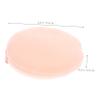 Beaupretty 7pcs Double-sided Makeup Sponges for Dry and Wet Use Versatile Face Powder Applicators Soft and Reusable Cream Puff for Makeup Application Skin-friendly Round Shape Natural view 2