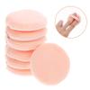 Beaupretty 7pcs Double-sided Makeup Sponges for Dry and Wet Use Versatile Face Powder Applicators Soft and Reusable Cream Puff for Makeup Application Skin-friendly Round Shape Natural view 3